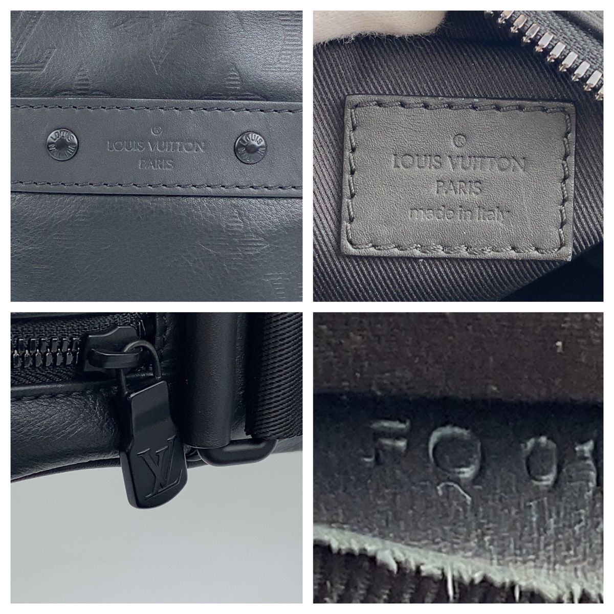 LOUIS VUITTON ルイヴィトン モノグラム シャドウ ダヌーブPM ブラック 