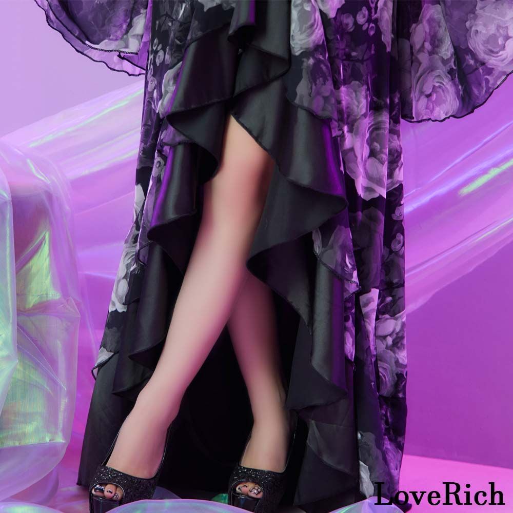 フリル 花柄 シフォン ロング 豪華帯花魁 着物 ドレス コスプレ キャバドレス 楽天市場】cwa0947 フリル シフォン 豪華 花魁 着物 ドレス