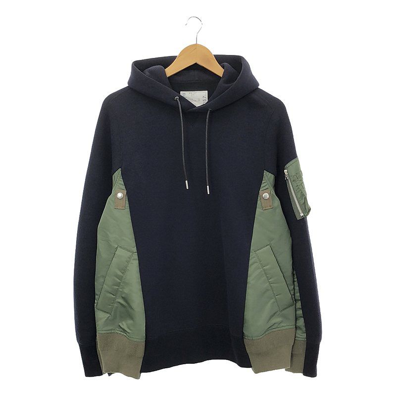 美品】 sacai / サカイ | 2023AW | Sponge Sweat x Nylon Twill 美品】 sacai / サカイ | 2023AW | Sponge Sweat x Nylon Twill