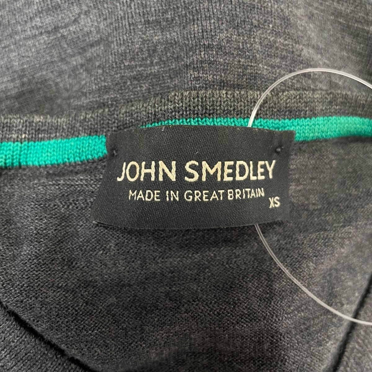 JOHN SMEDLEY(ジョンスメドレー) カーディガン サイズXS レディース - ダークグレー 長袖