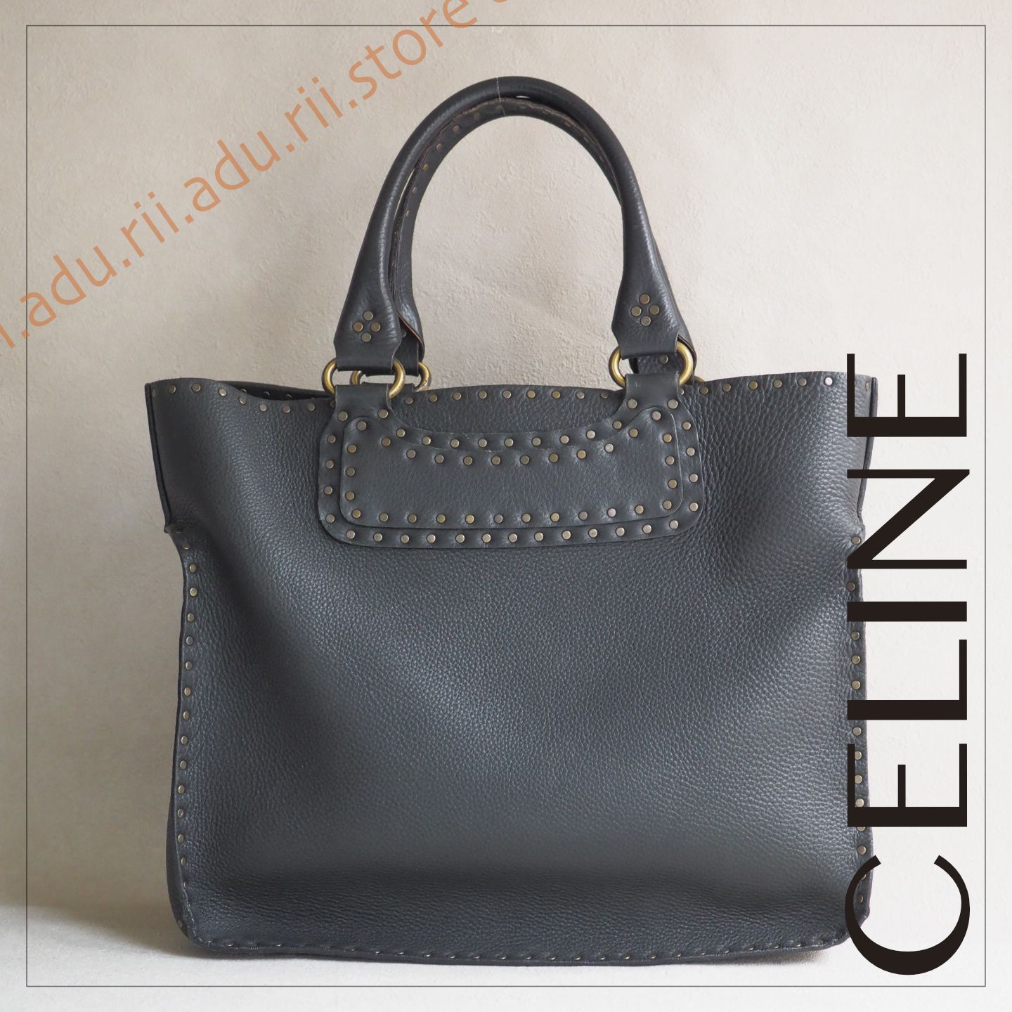 希少美品☆ セリーヌ CELINE ブギーバッグ 縦型 トートバッグ ...