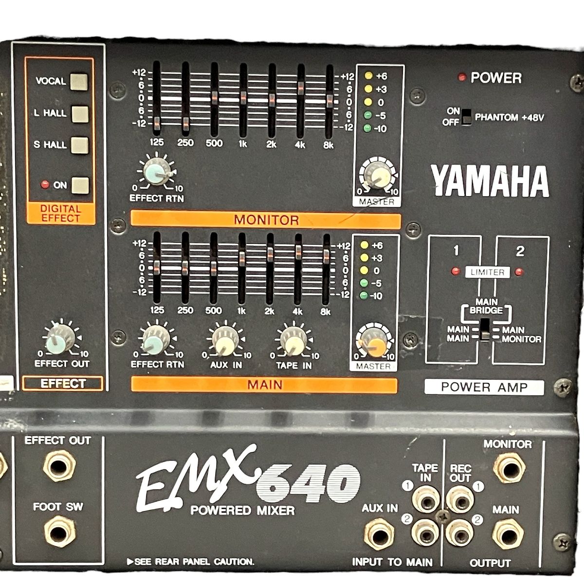 動作保証】YAMAHA EMX640 パワードミキサー 音響機器 オーディオ 中古 M8792639 - メルカリ