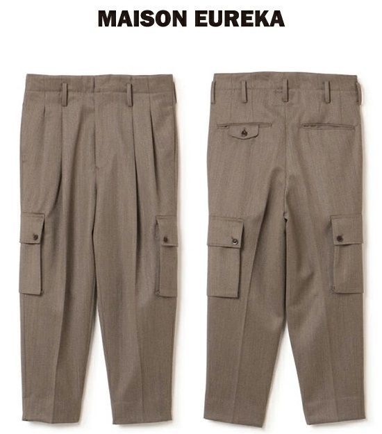メゾンエウレカ　カーゴパンツ メゾンエウレカ MAISON EUREKA クロプトカーゴパンツ CROPPED CARGO