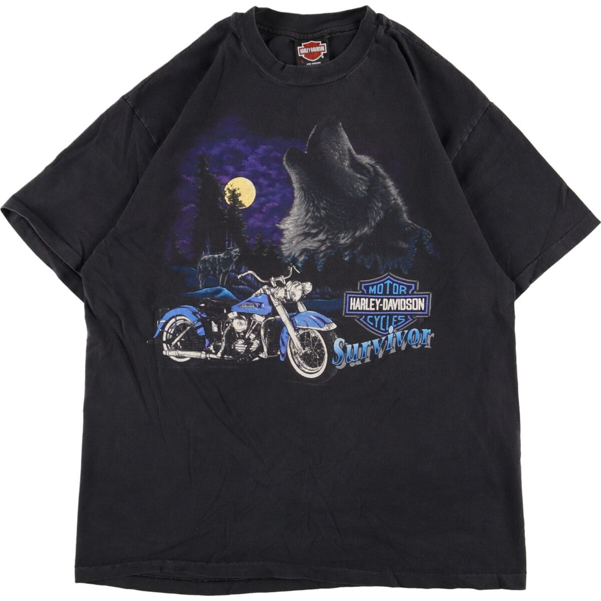 古着 90年代 ヘインズ Hanes Harley-Davidson ハーレーダビッドソン 