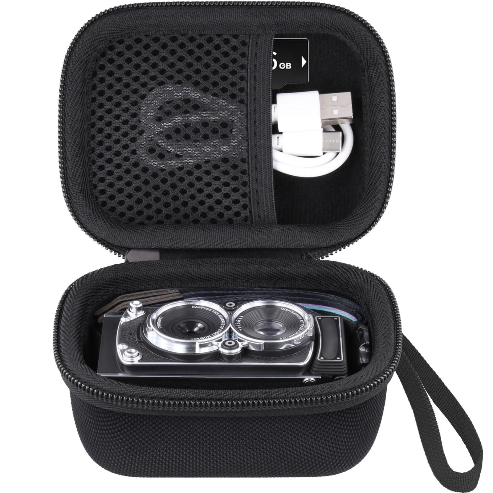 人気商品】（ケースのみ）CHUZHAO ヴィンテージミニデジタルカメラ