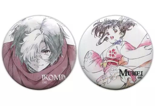 中古】バッジ・ピンズ(キャラクター) 生駒＆無名 描き下ろし缶