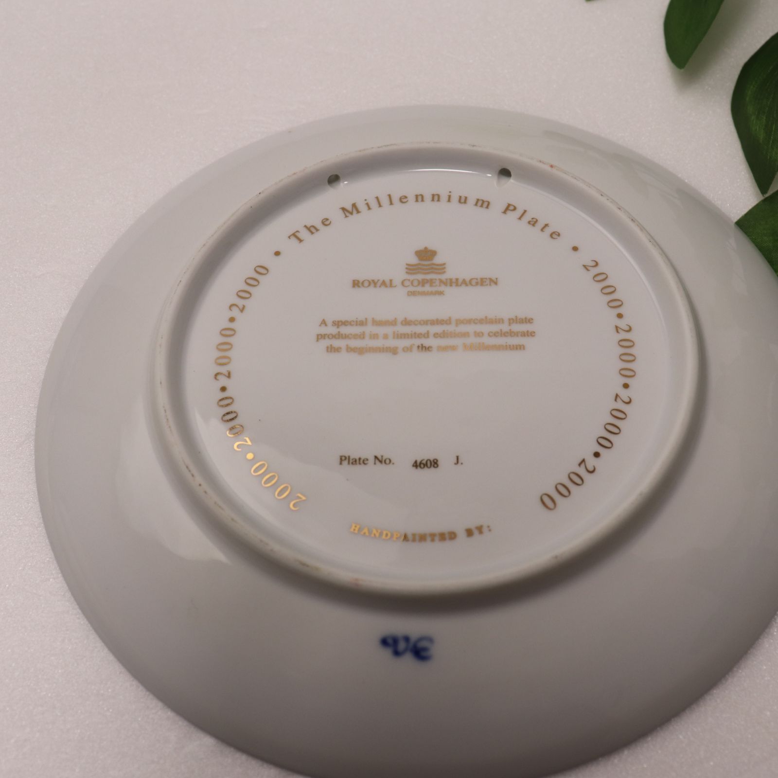 【未使用・美品・希少】ロイヤルコペンハーゲン　イヤープレート2015年 最終価格】希少 1995年 ロイヤルコペンハーゲン イヤープレート