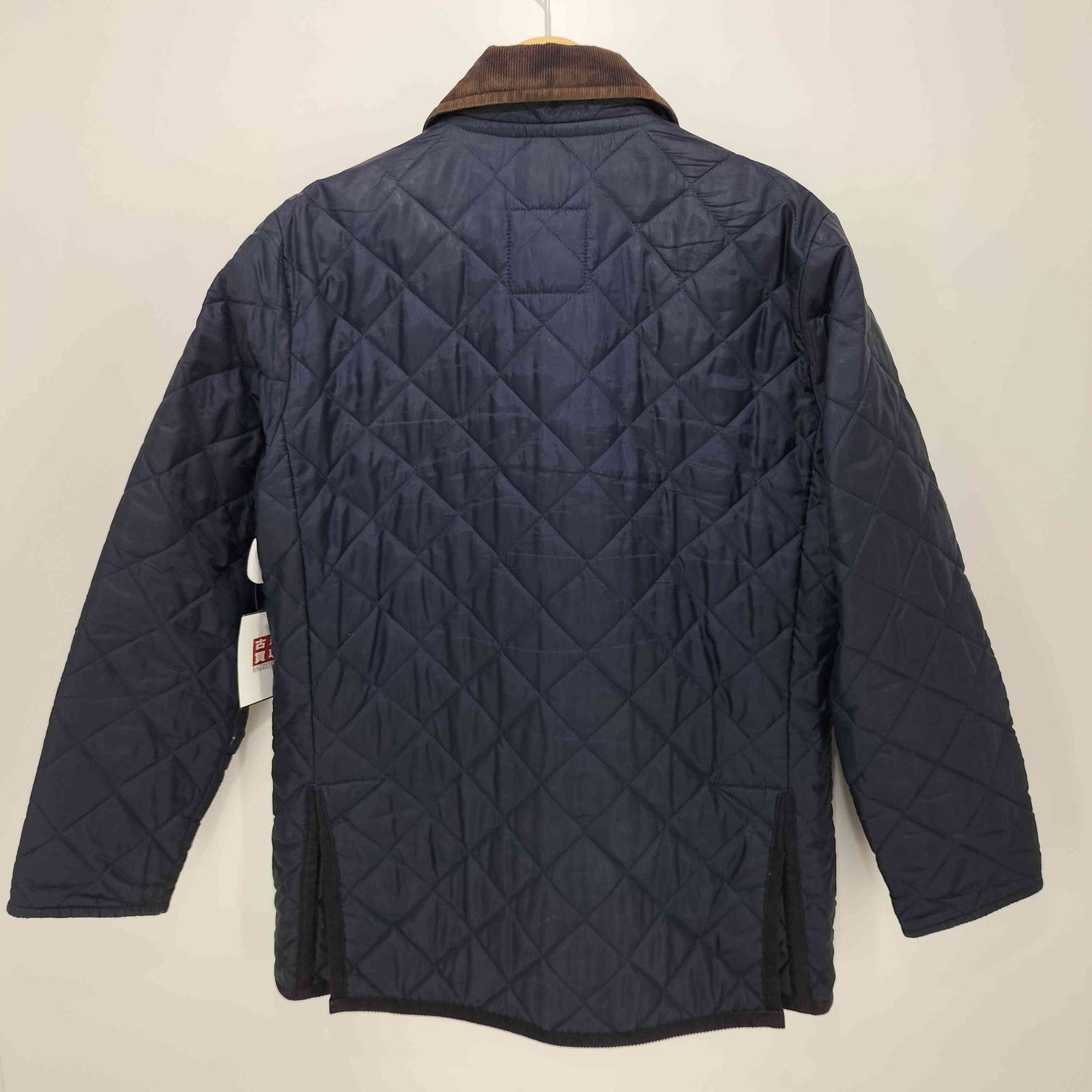 ラベンハム　LAVENHAM　キルティングジャケット　襟コーデュロイ　エナメル ラベンハム LAVENHAM 英国製 襟コーデュロイ キルティング