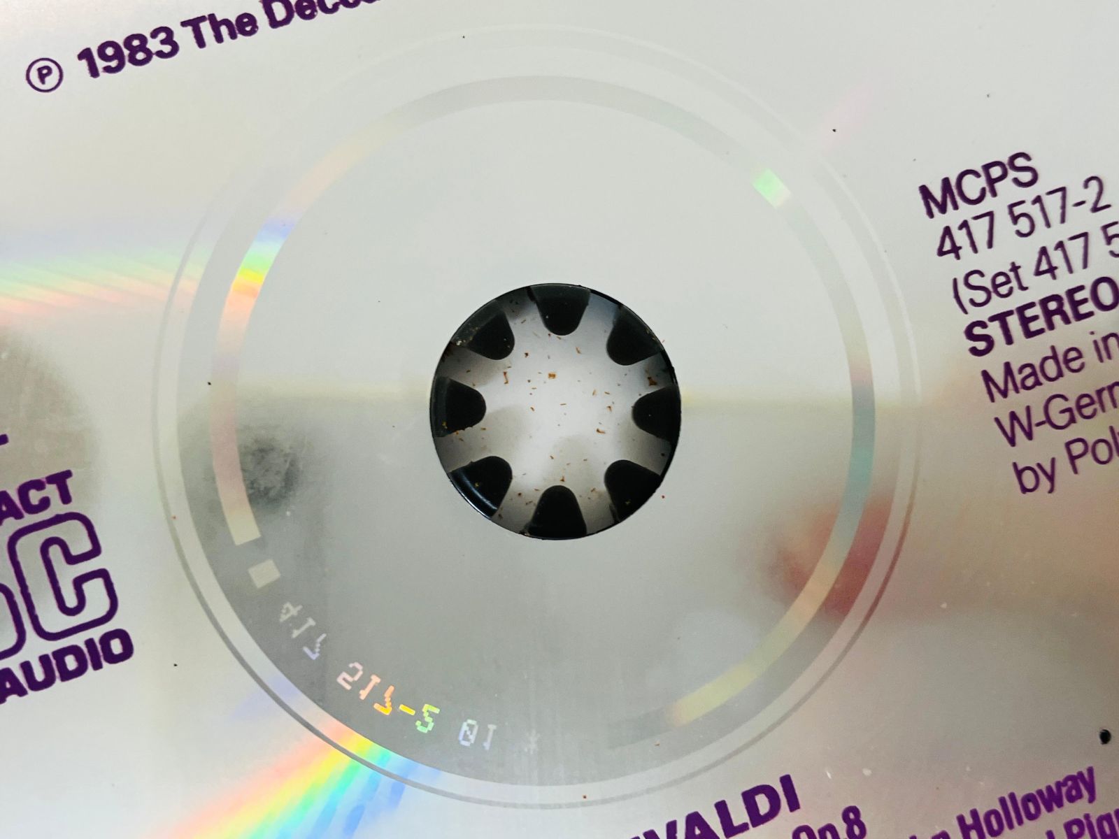 2CD 西独盤 VIVALDI 12 CONCERTOS OP.8 / AAM HOGWOOD 
