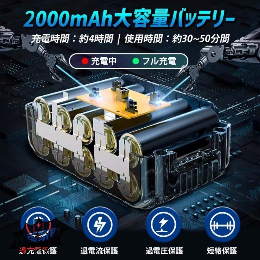 高圧洗浄機 コードレス 充電式 6in1 高水圧 収納ケース付 大容量