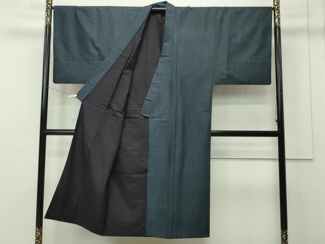 平和屋着物●男性　本場大島紬　アンサンブル・長襦袢セット　100亀甲　総詰め　正絹　逸品　CAAY8358gh 平和屋着物□男性 本場大島紬 アンサンブル 100亀甲 正絹 逸品