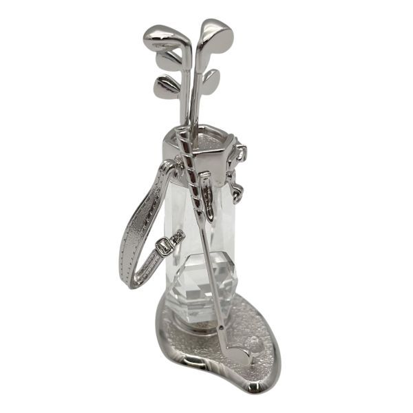 SWAROVSKI スワロフスキー ゴルフクラブ クリスタル 置物 663844