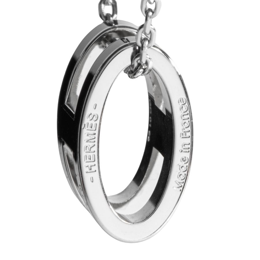 HERMES エルメス ポップH（アッシュ） ネックレス ペンダント ブラック  