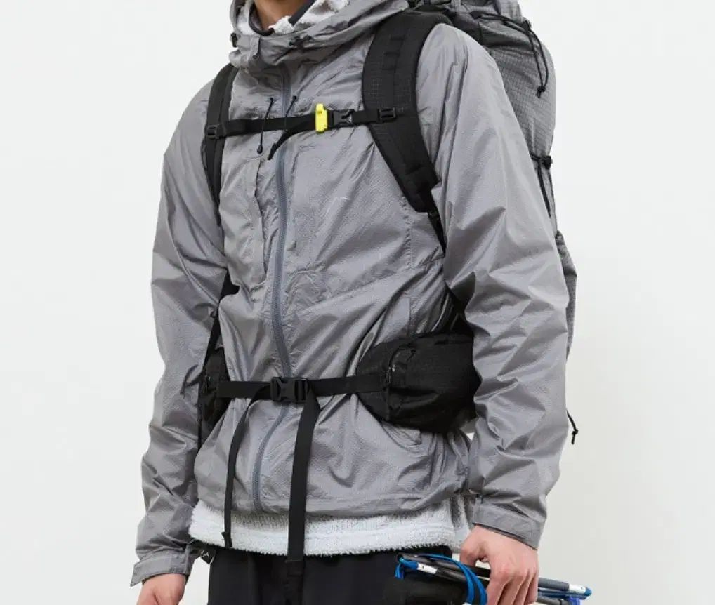 M ／ L ケール cayl リップストップ ナイロン ジャケット 黒 CAYL