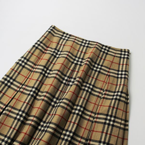 BURBERRY LONDON フレアスカート メガチェック 40 バーバリーロンドン