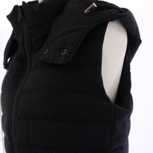  タトラス TATRAS ダウンベスト ジャケット ジップアップ フード ウール 02 紺 BM ベスト ジレ ビスチェ トップス