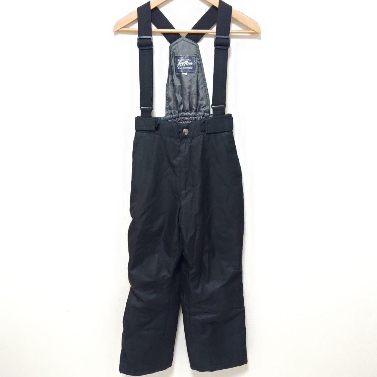 セットアップ◎【JOY RIDE】ジョイライド スノーウェア 上下セット ジャケット サスペンダー付きパンツ 中綿 防寒 スキー スノーボード スノボ  雪遊び アウトドア ブルー 青×ブラック 黒 キッズ ジュニア 子供用 サイズ140/M25201jY - メルカリ