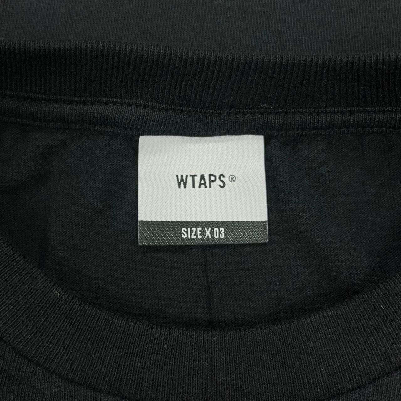 新品 WTAPS 23SS SIGN / SS / COTTON サイン ロゴプリント クルー 