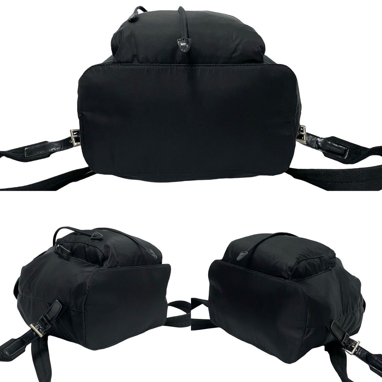 極美品 PRADA プラダ ナイロン リュック バックパック 三角ロゴ PRADA 極 美品 希少品 プラダ 三角ロゴ 金具 サフィアーノ