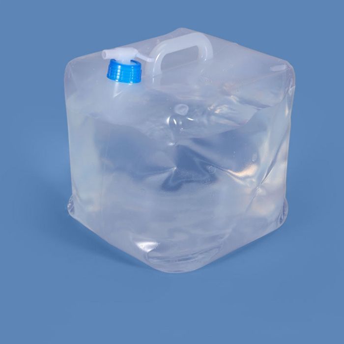 【10個セット】畳める ウォータータンク 20L　新品コック付　1度使用したのみ a-w-tank-1.jpg