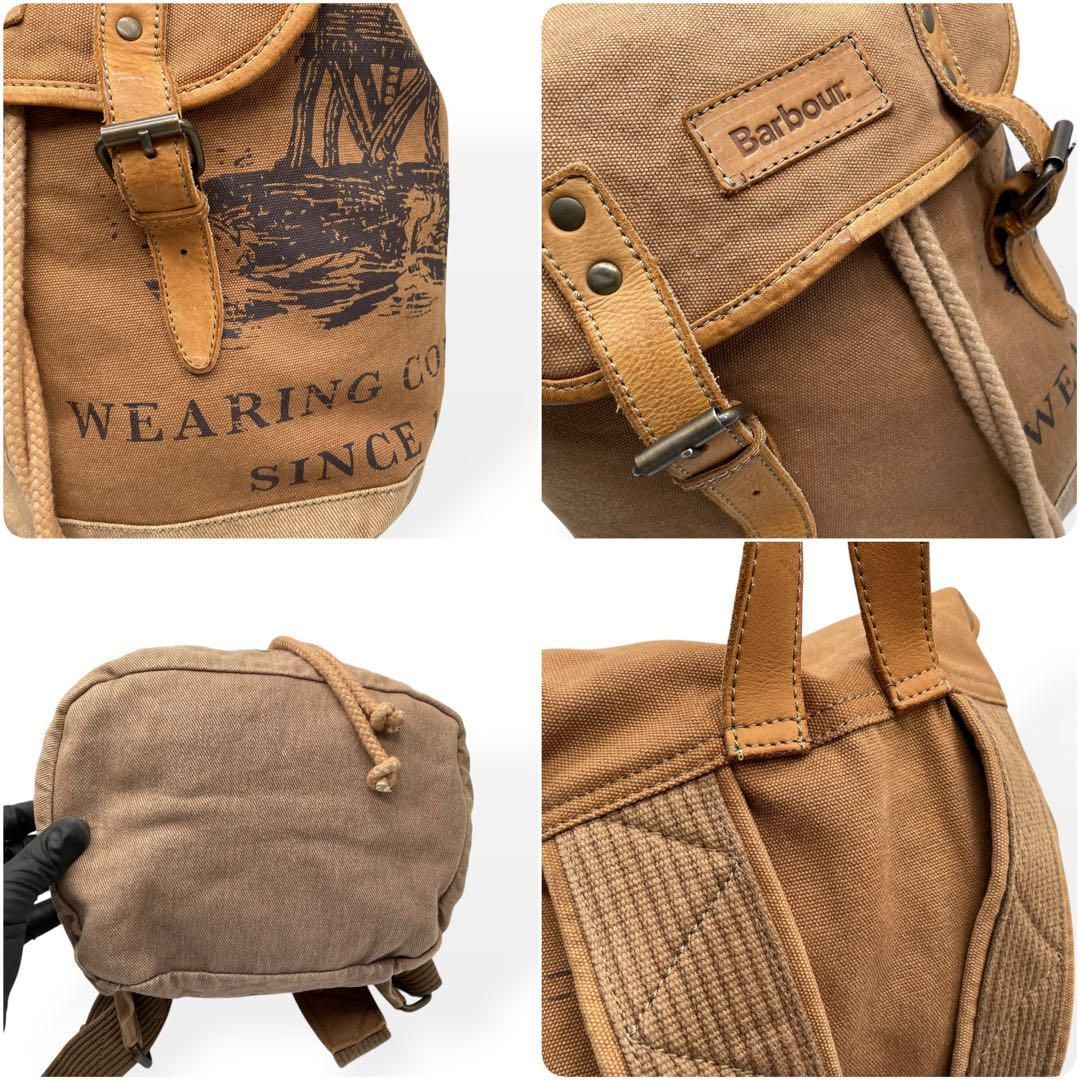美品 希少モデル Barbour バブアー リュック デイパック