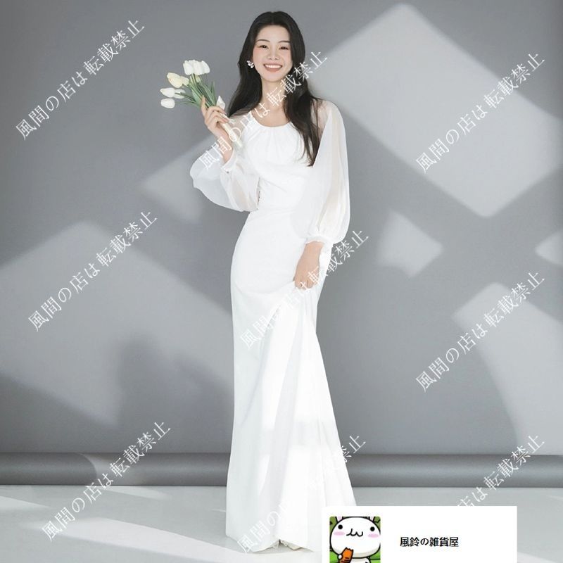 ウェディングドレス 白ドレス