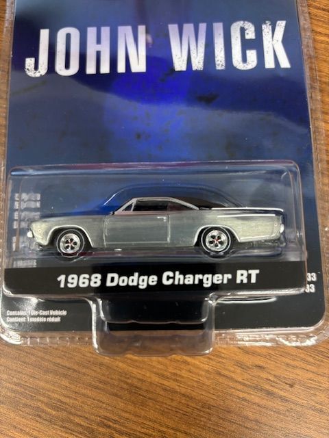 Greenlight 1/64 ジョン ウィック 1968 ダッジ チャージャー R/T