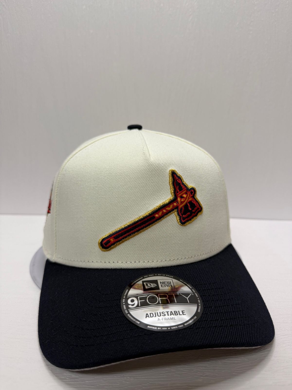 Newera アトランタブレーブス ワールドシリーズ1995 9forty A-FRAME スナップバックキャップ ツートンカラー