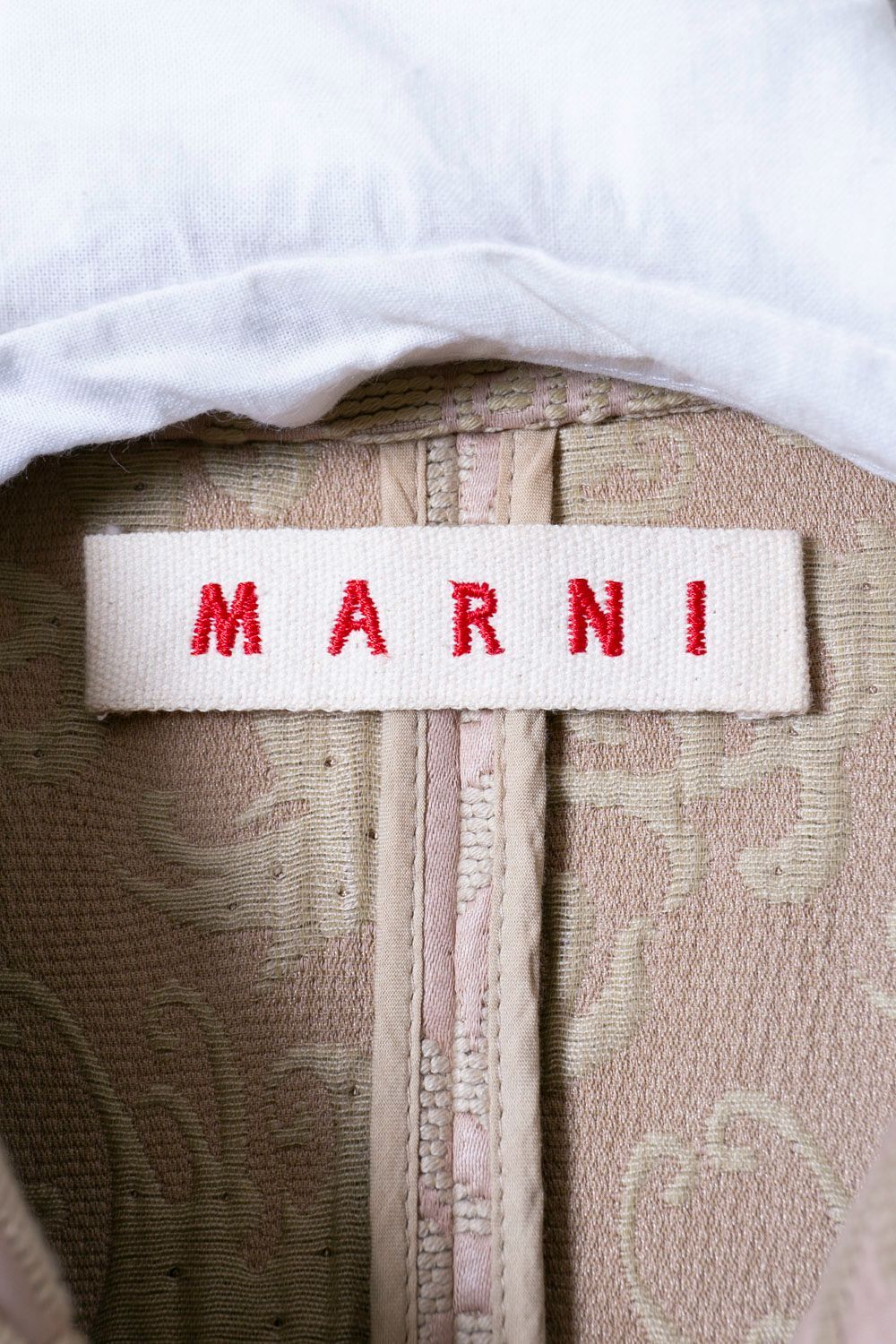 MARNI マルニ 花柄刺繍コート - メルカリ
