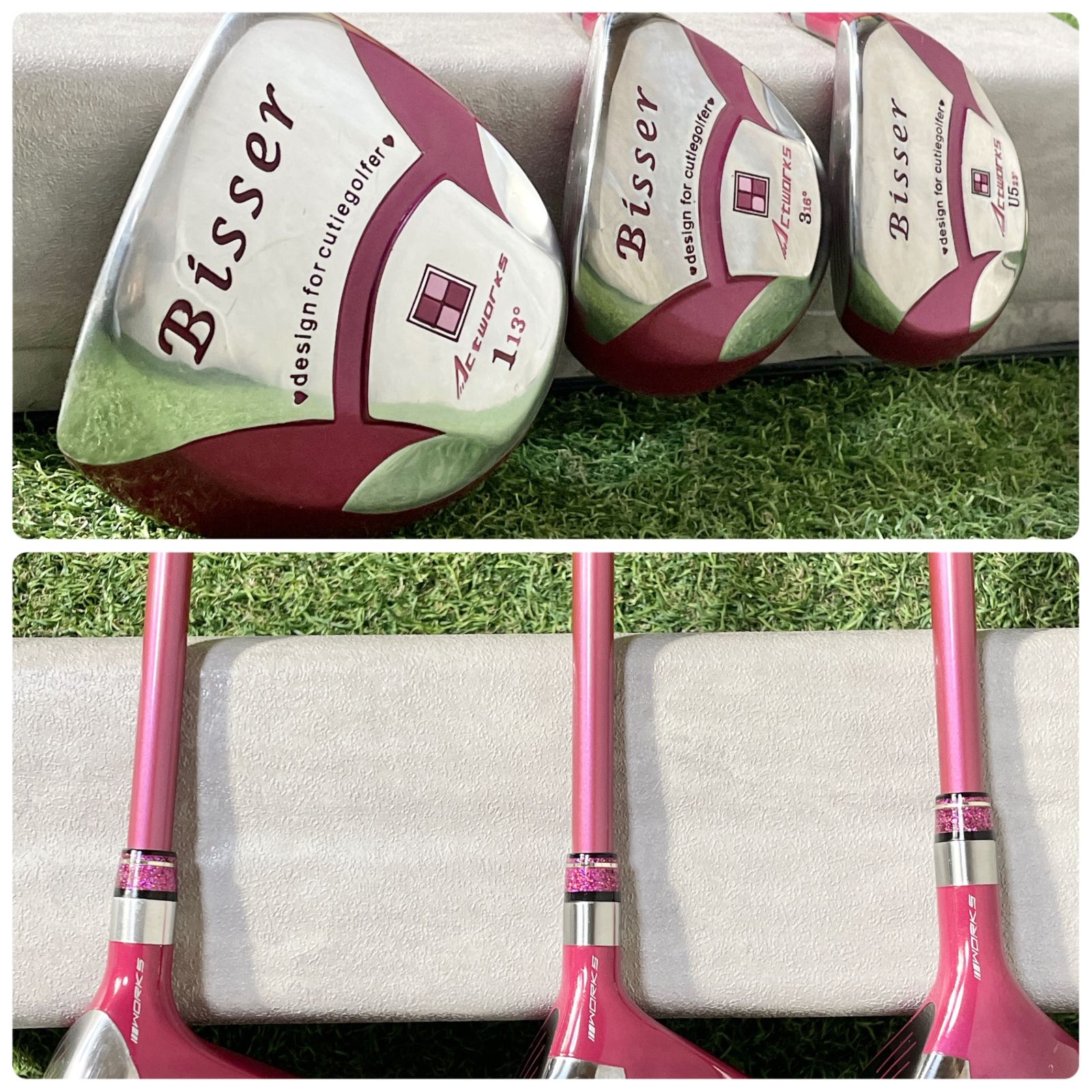 bisser ゴルフバック 初心者 クラブ9点セット