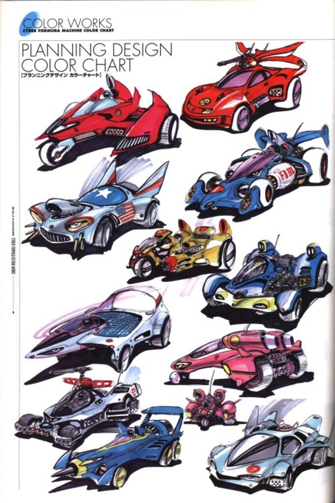 人気 ムービック 河森正治 サイバーフォーミュラデザインワークス 新