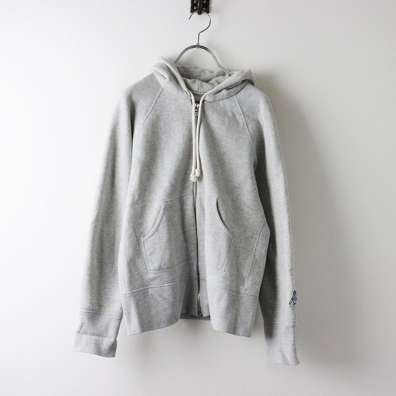 オールドマンズテーラー R&D.M.Co- 裏起毛スウェットジップアップパーカー M/グレー フーディー【2400014196719】