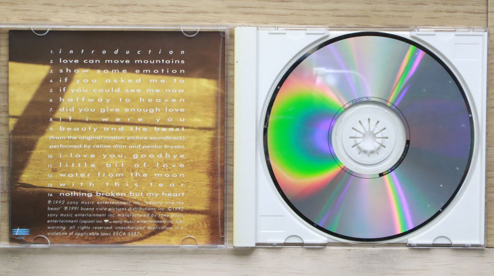 プロモ!未開封!CD◇セリーヌ・ディオン Celine Dion ESCA 5587/廃盤