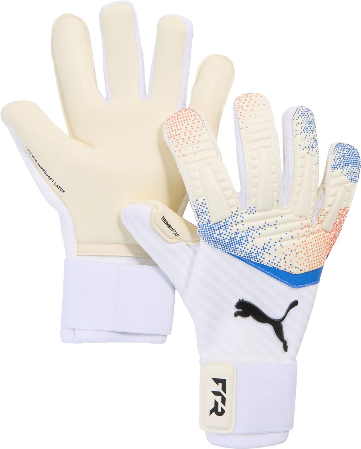 プーマ PUMA サッカー フューチャー プロ ハイブリッド キーパー グローブ グラブ 手袋 ゴールキーパー GK グリップ力 柔軟性 部活動 クラブ サークル 練習 試合 大会 042065 11 PUMAWHT-GL