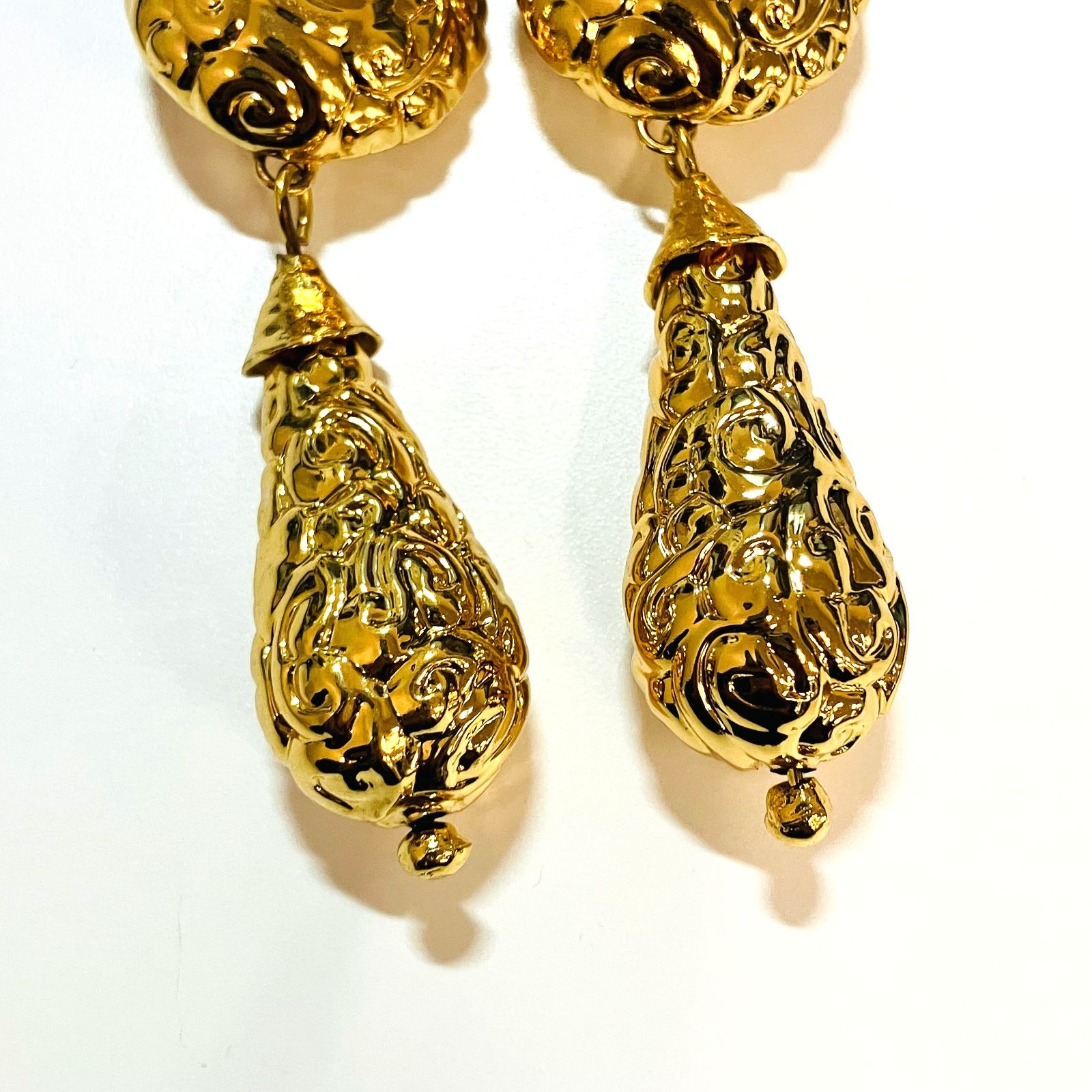 YVES SAINT LAURENT イヴ サンローラン VINTAGE イヤリング X2027 FORTGASGNV_COM_BR