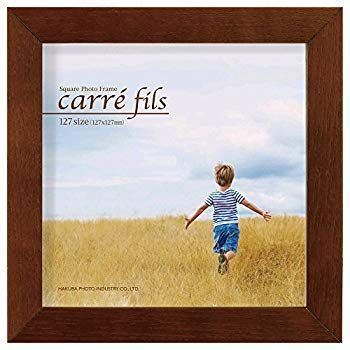 【中古】HAKUBA フォトフレーム スクウェア木製額 カレフィス127 ましかくサイズ(127×127mm) ブラウン FSQCF-127BR dwos6rj