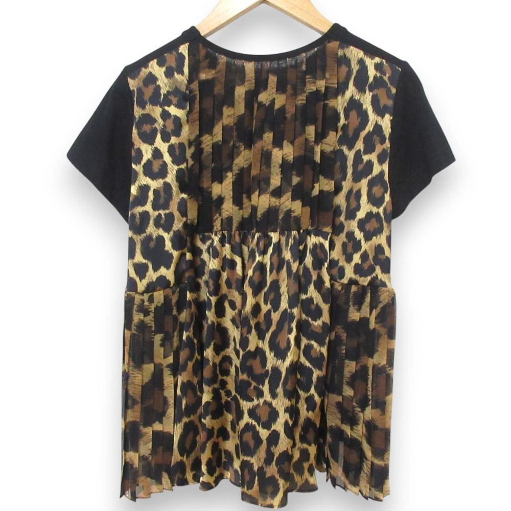sacai WOMEN Leopard Print T-Shirt レオパード sacai WOMEN Leopard Print T-Shirt レオパード