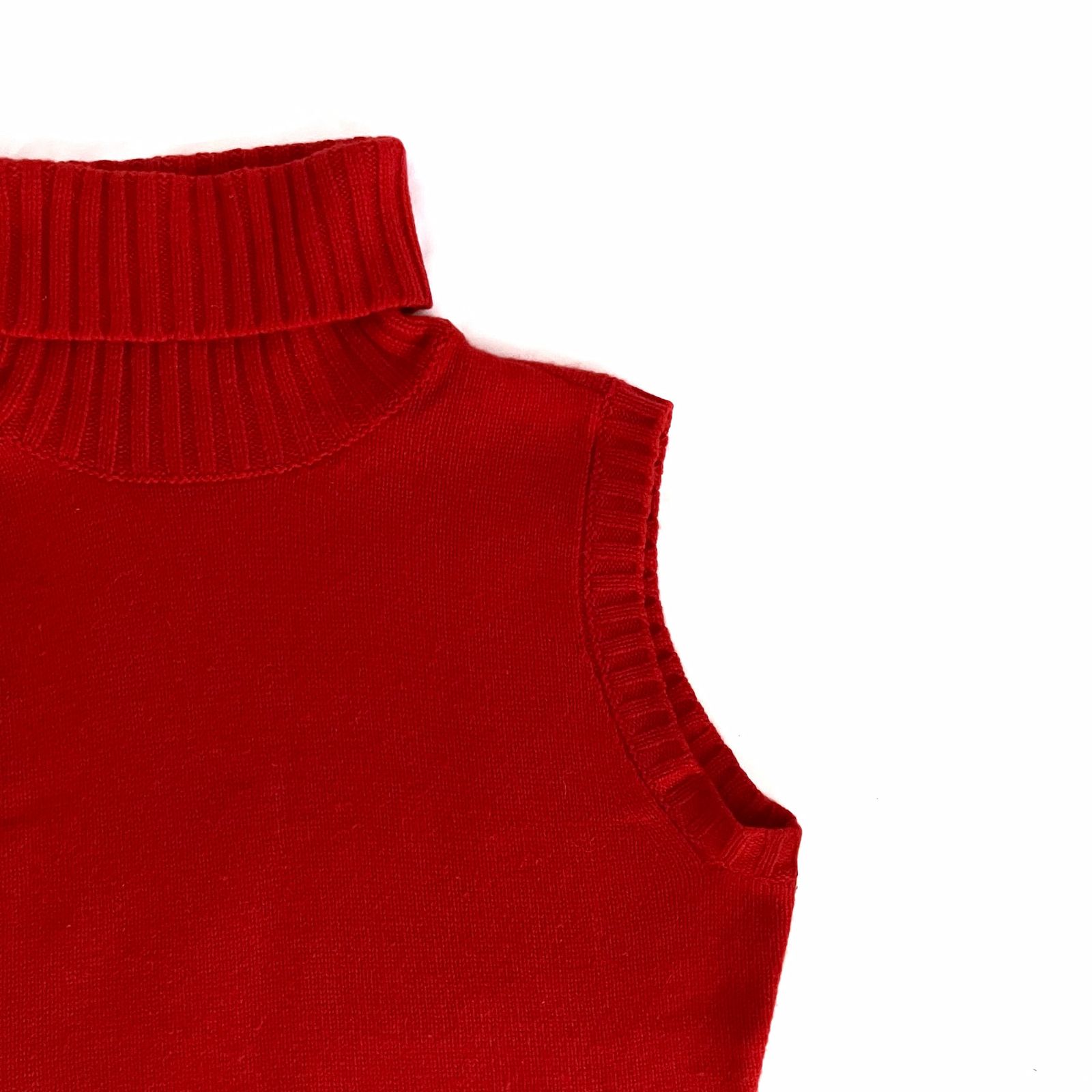 フォクシー ノースリーブ タートル ニット カシミヤ100% 40 FOXEY フォクシー カシミヤ 100% ノースリーブ タートルネック