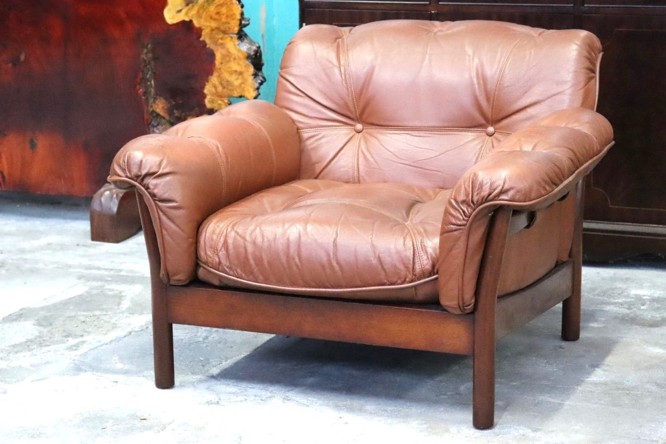 GMIH223G○maruni | マルニ Madison 1人掛けソファ シングルソファ 本革 ブラウン 北欧スタイル ヴィンテージ オールドマルニ