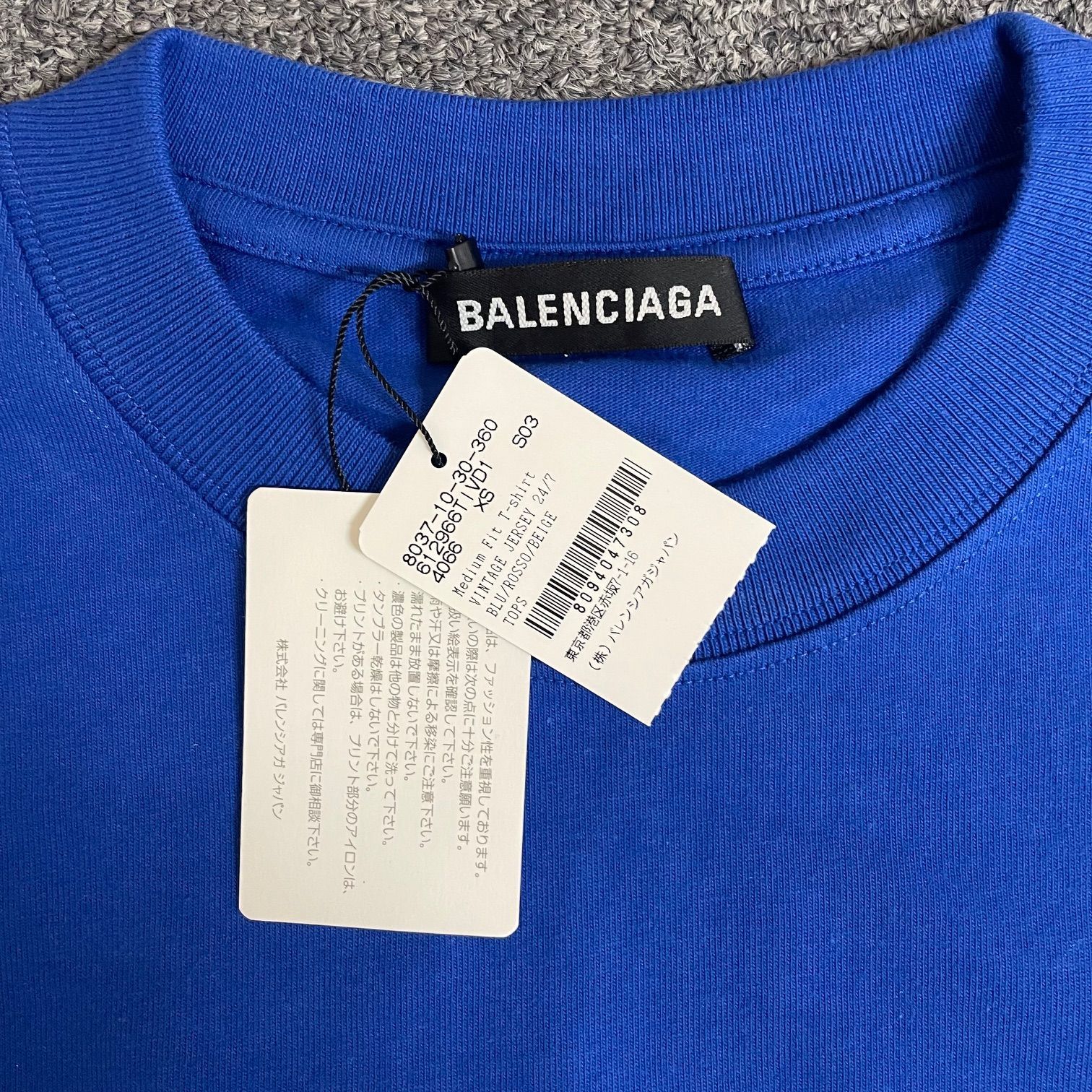 国内正規 BALENCIAGA 20AW NEWS Logo Tee ニュース ロゴ Tシャツ ...