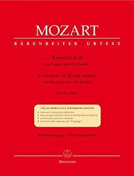 (未使用･未開封品)ヴォルフガング・アマデウス・モーツァルト : ファゴット協奏曲 変ロ長調 K.191 (ファゴット、ピアノ) ベーレンライター出版 未使用・未開封品)ヴォルフガング・アマデウス・モーツァルト