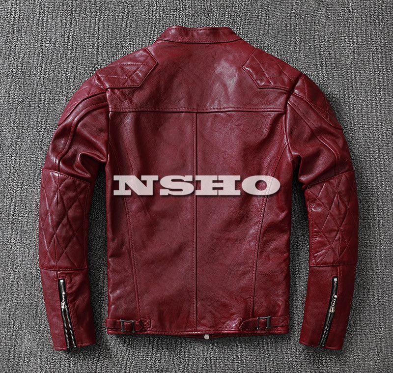 上質 メンズ レザー ジャケット カウハイド 牛革 アウトロースタイル