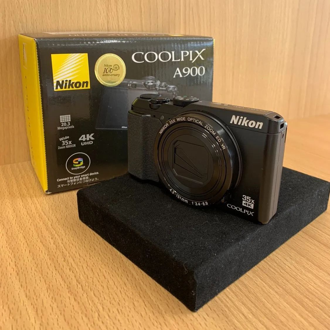 Nikon ニコン デジタルカメラ COOLPIX A900 光学35倍ズーム 2029万画素 ブラック A900BK FJ1396 