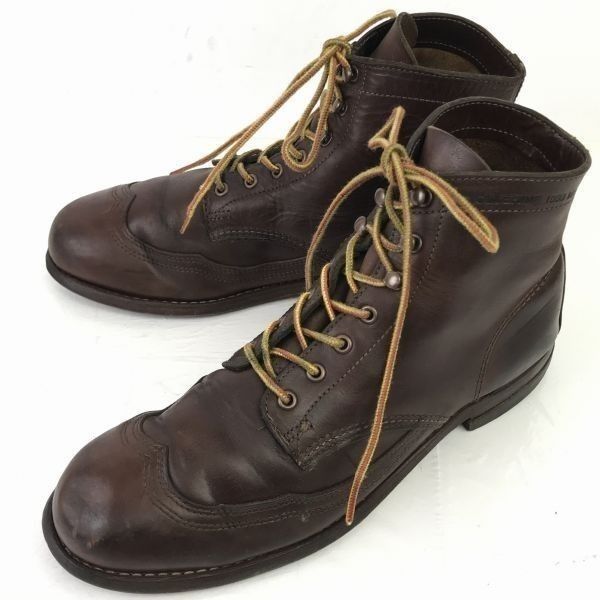 希少Vintage 　ウルヴァリン　1000マイルブーツ　25.5-26.0-26.5程度〈ブラウン/茶/BROWN〉クロムエクセルレザー　WOLVERRIN 1000MILE　WB27-2 希少Vintage ウルヴァリン 1000マイルブーツ 25.5-26.0-26.5程度〈茶