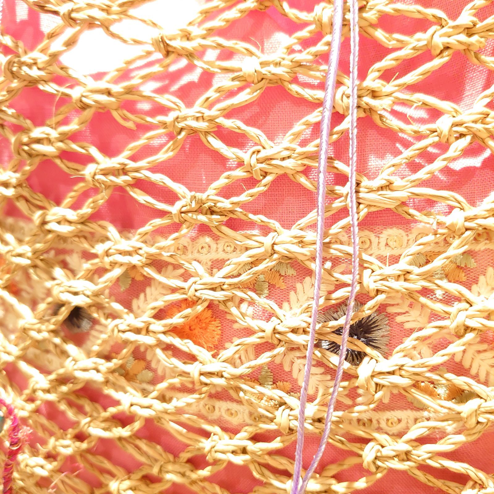 ⬛新品 職人 手編み かご⬛バッグ コック インドネシアの職人仕事が