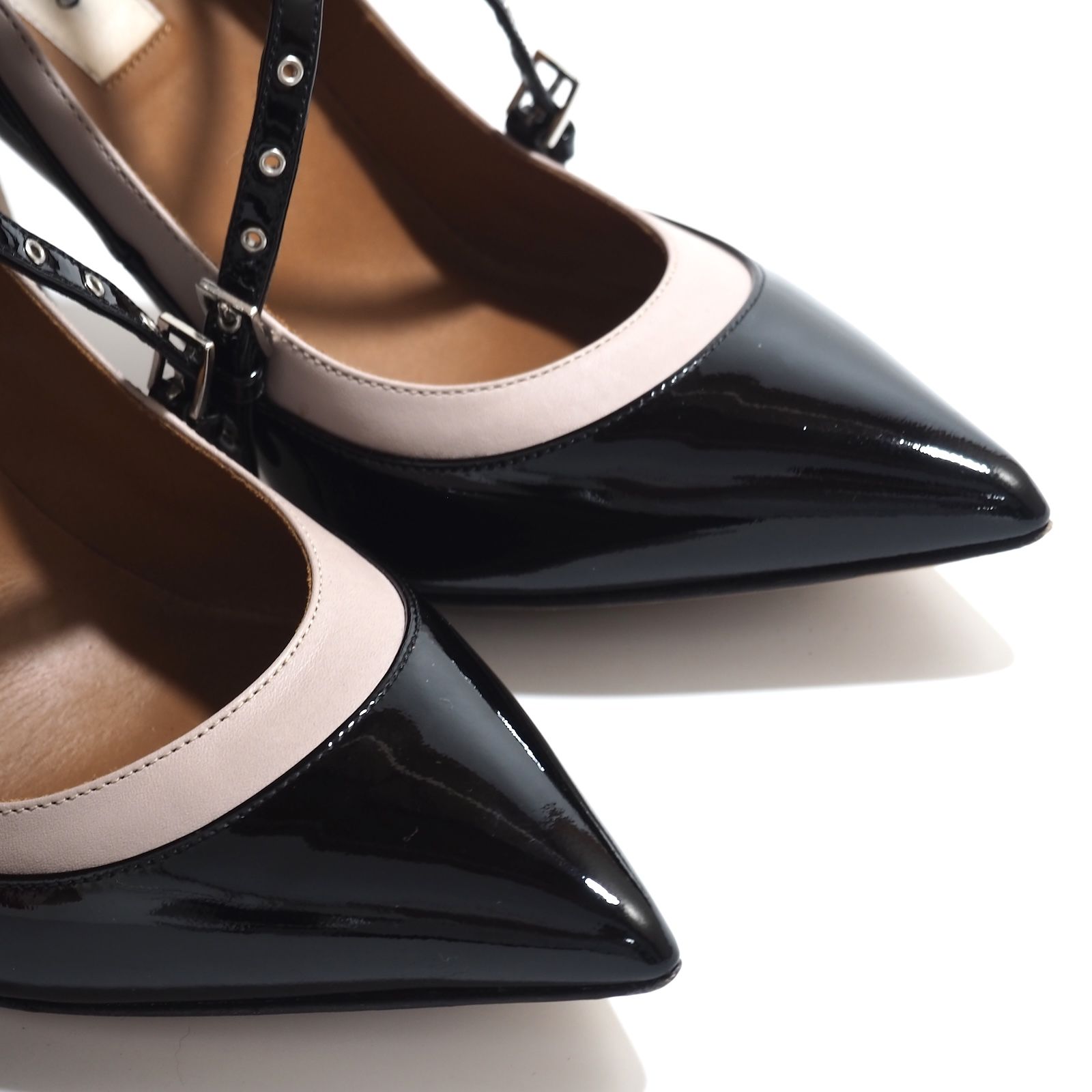 ☆良品 ヴァレンティノ VALENTINO パテントレザー パンプス 36.5 23.5 