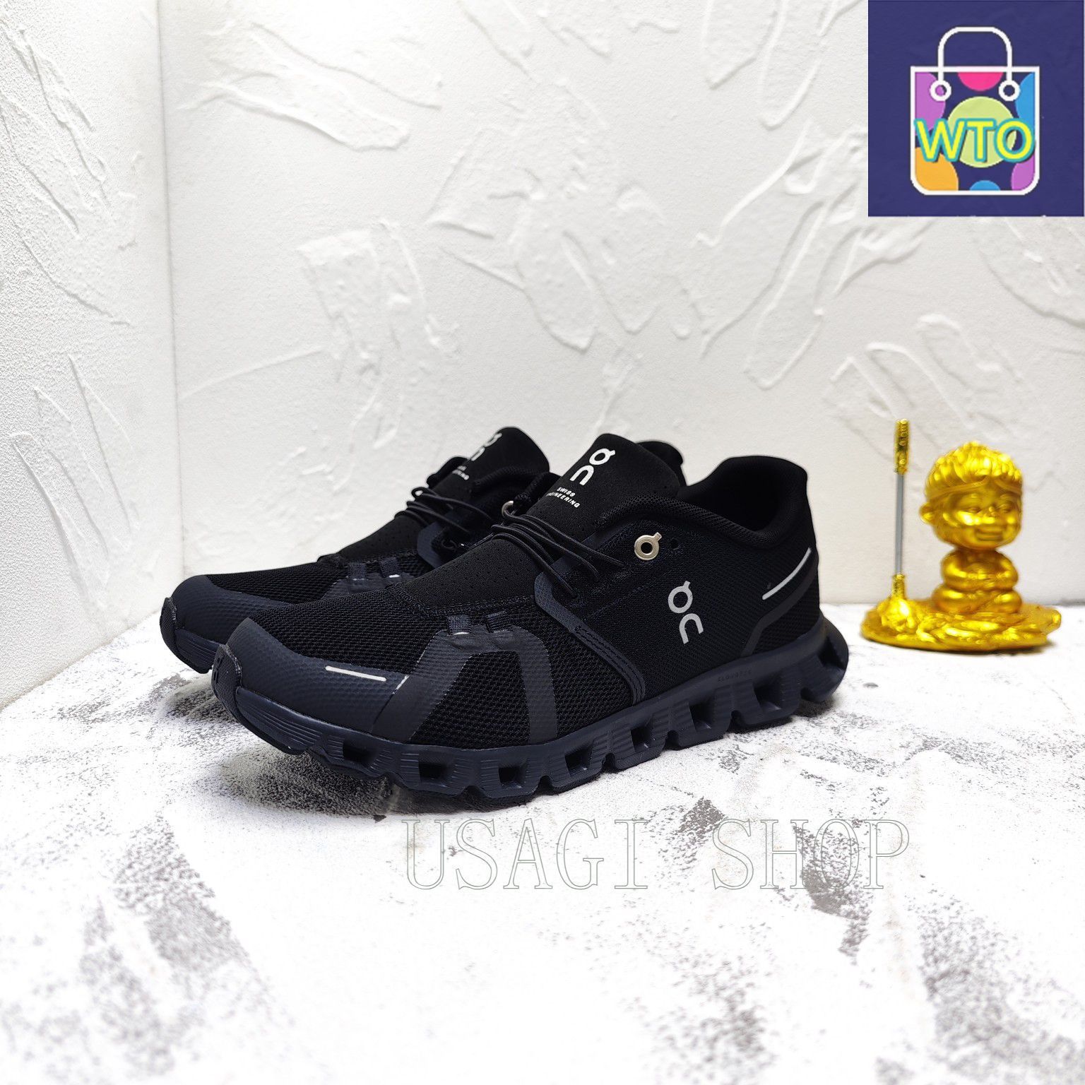 On Cloud 5 オン クラウド5 25cm ブラック On オン ランニングシューズ Cloud 5 クラウド5 All Black