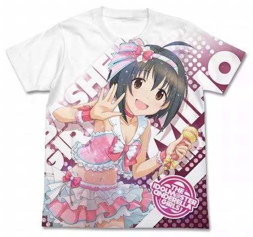 【正規品，低価】 【中古】Tシャツ(キャラクター) 小日向美穂 はにかみ乙女 フルグラフィックTシャツ ホワイト Lサイズ 「アイドルマスター シンデレラガールズ」 Tシャツ・アパレル