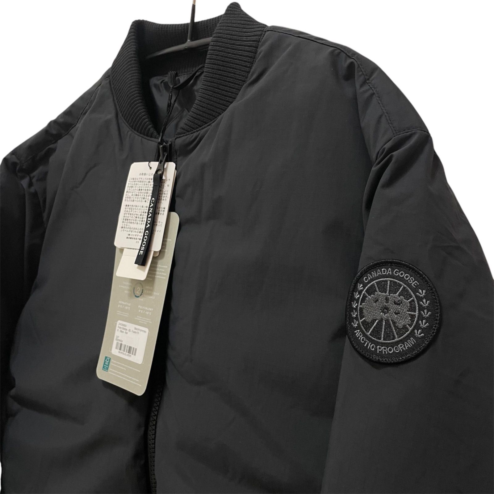 定価139,700円 新品 CANADA GOOSE MENS Poter Bomber Black Label