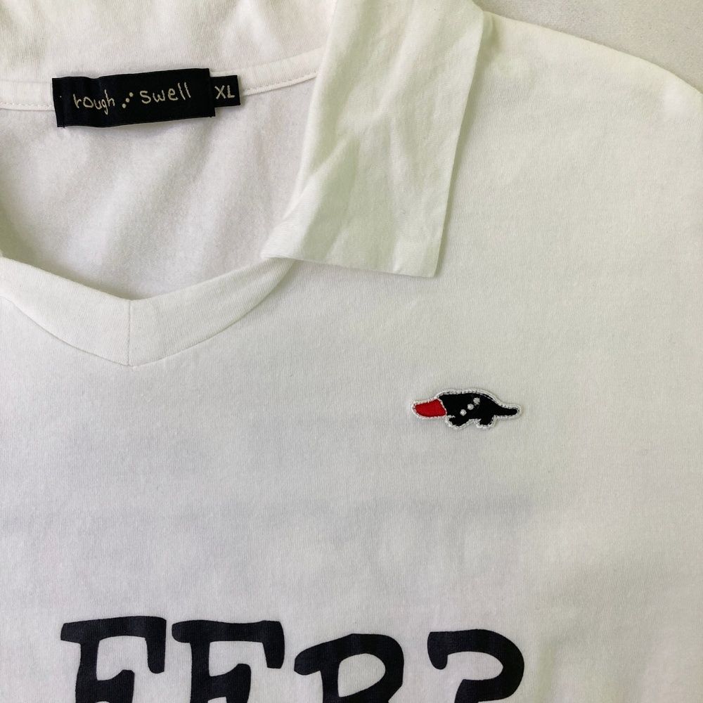 サイズ：XL ROUGH&SWELL ラフアンドスウェル 襟付 半袖Tシャツ